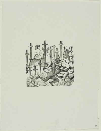 Mezarlıktaki Şeytanlar by José Guadalupe Posada