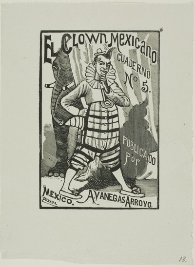 Meksikalı Palyaço, hayır. 5 by José Guadalupe Posada