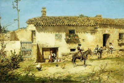 İspanyol Çiftliği by Jose Benlliure y Gil