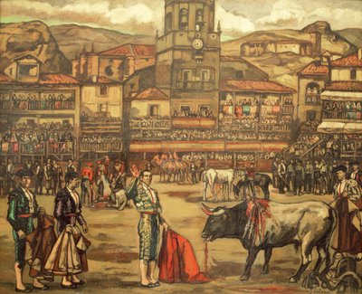 Ronda'da Boğa Güreşi by Jose Gutierrez Solana