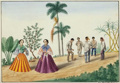 Manila ve Çevresi: Futbol Oynayan Filipinliler by Jose Honorato Lozano