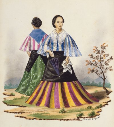 Manila ve Çevresi: Mestizas Gezinti by Jose Honorato Lozano