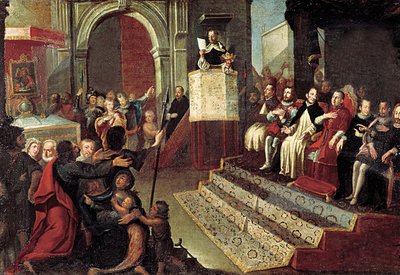 1412 Caspe Uzlaşması sırasında Saint Vincent Ferrer by Jose Ingles