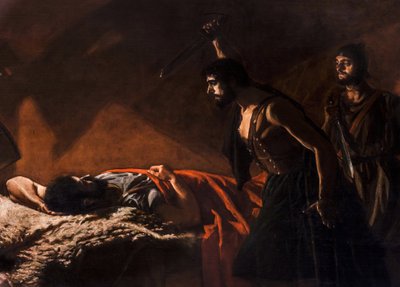 Tarih resmi : Viriatus'un Ölümü (Viriate, Viriathe, vers 180-139 avant JC) par Villegas Cordero, Jose (1844-1921) by Jose Villegas Cordero