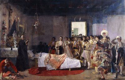 Boğa Güreşçisinin Ölümü; Boğa güreşçisinin ölümü by Jose Villegas Cordero