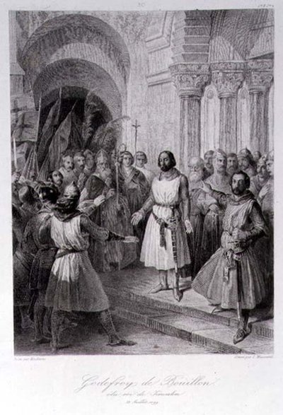 Godfrey of Bouillon (c.1060-1100) Kudüs