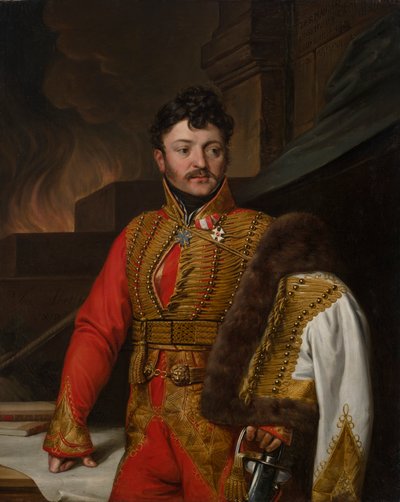 Almanca: K.K. Mareşal Teğmen Ferdinand Graf von Wartensleben by Josef Abel