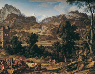 Bernese Oberland by Josef Anton Koch