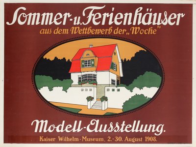 Yaz ve Tatil Evleri, 1908. by Josef Bichlmeier