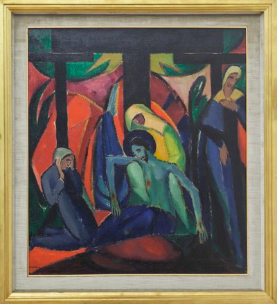 Çarmıhtan İniş (Biriktirme) by Josef Eberz