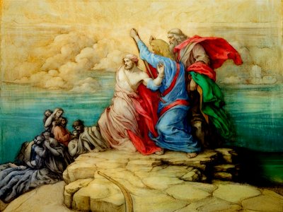 A2_Exodus_10_Amaleklilerle Savaş by Josef Johann Michel