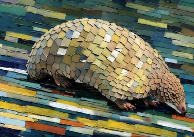 Hayvanlar: pangolin 2 by Josef Johann Michel