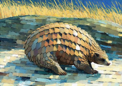 Hayvanlar: pangolin 3 by Josef Johann Michel
