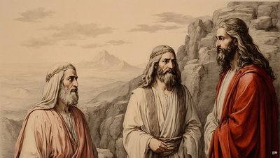 İsa_Musa ve İlyas ile Başkalaşım_01 by Josef Johann Michel