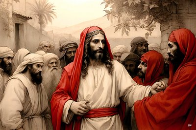 Jesus_Judas_02 tarafından ihanete uğradı by Josef Johann Michel