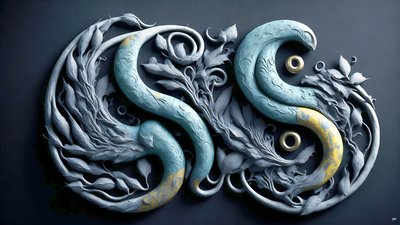 YIN VE YANG'in kostik Feng Shui konsepti _01 by Josef Johann Michel