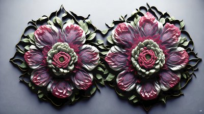 mandala: şakayık-çiçek elements_02 by Josef Johann Michel