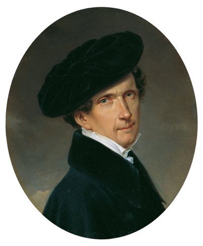 kendi kendine portre by Josef Lambert Denk