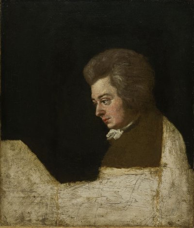Wolfgang Amadeus Mozart 1756-1791, 1789 by Josef Lange