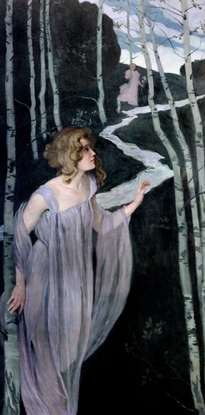 Elf derede, 1888-1889. by Josef Maria Auchentaller