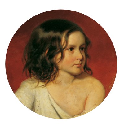 çocuk portresi by Josef Matthäus Aigner