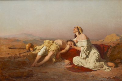 Hacer ve İsmail çölde by Josef Straka