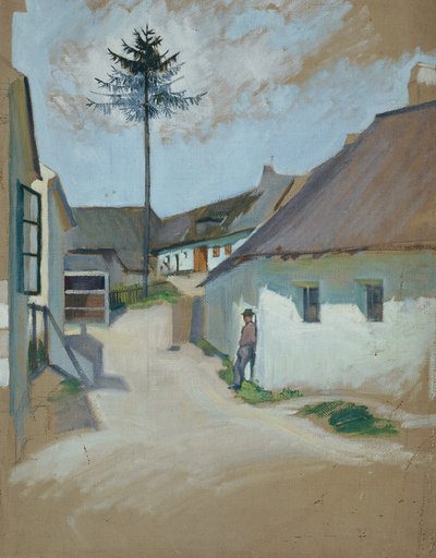 Köy sokak by Josef Wawra