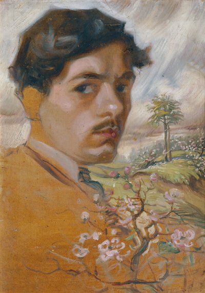 kendi kendine portre by Josef Wawra