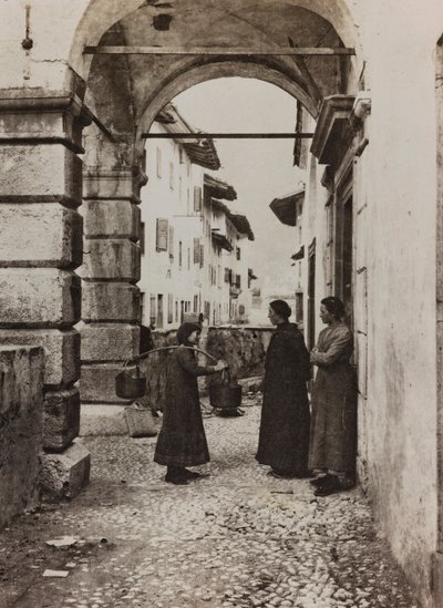 "Benim dünya savaşım - Karintiya, İtalya'daki Güney-Batı Cephesi anıları, Trentino-Alto Adige) 31/03/1915-12/11/ 1918 - Josef Zohles Viyana ": Tonia'nın görünümü (s/b fotoğraf) by Josef Zohles