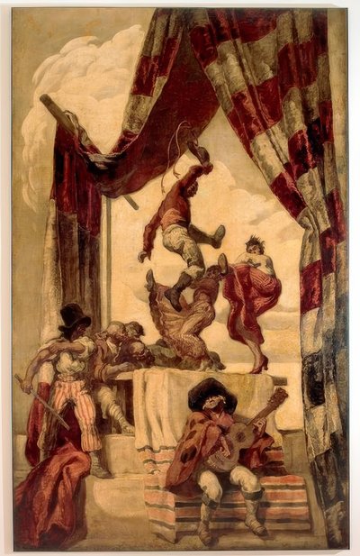 Cervantes, Don Kişot, Die Hochzeit des Camacho / J.M.Sert by Josep Maria Sert