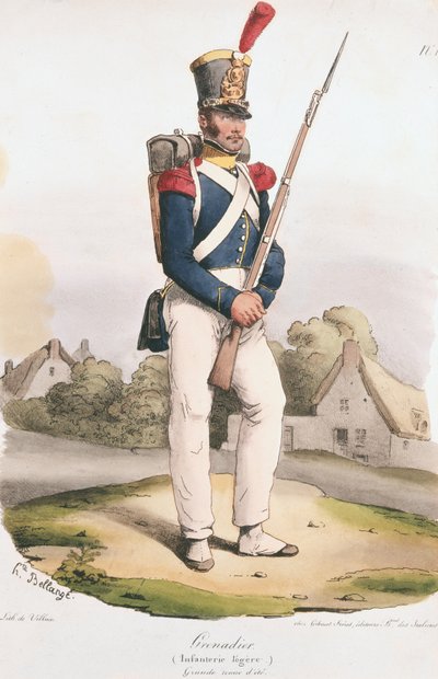 Koruma Muhafızları by Joseph Louis Hippolyte Bellange