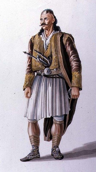 Suliote Arnavutlarının Kaptanı, Lord Byron