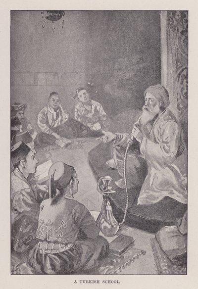 Bir Türk Okulu (lito) by Joseph (after) Finnemore