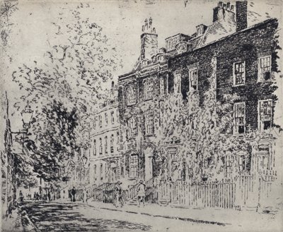 Büyük Kolej Sokağı (lito) by Joseph (after) Pennell