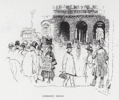 Somerset Evi (taş) by Joseph (after) Pennell