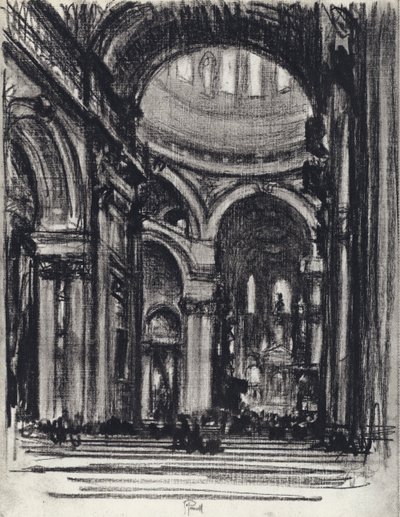 Aziz Paul, Nef (lito) by Joseph (after) Pennell