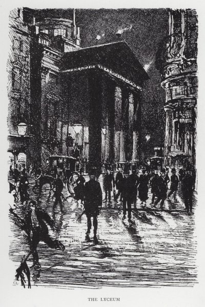 Lyceum (lito) by Joseph (after) Pennell