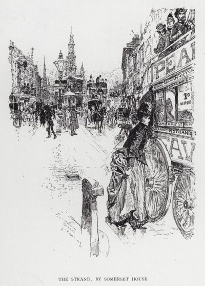 The Strand, Somerset House (taş) by Joseph (after) Pennell