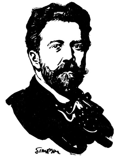 Sir Henry J Wood (litografi) by Joseph (after) Simpson