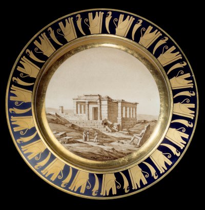 Fil adasının tapınaklarından birinin kalıntıları by Joseph (after) Swebach Desfontaines