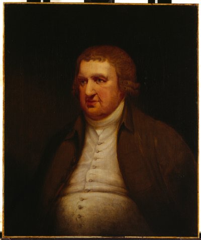 Erasmus Darwin (tuval üzerine yağlıboya) by Joseph (after) Wright of Derby