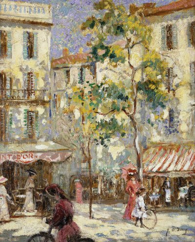 Paris Sokak Sahnesi by Joseph Alfred Terry