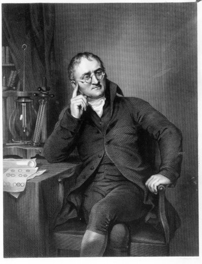 John Dalton, William Henry Worthington tarafından oyulmuş, c.1814 by Joseph Allen