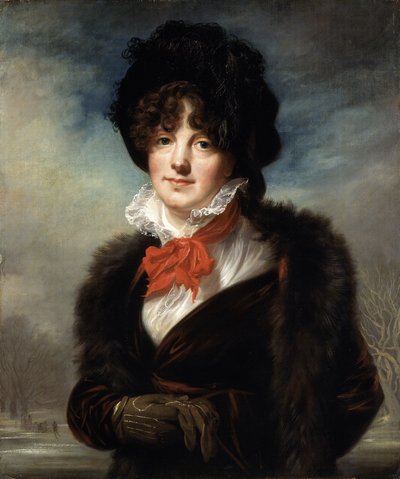 Mary Fryer Todd (kızlık soyadı Evans), c.1798 (tuval üzerine yağlıboya) by Joseph Allen