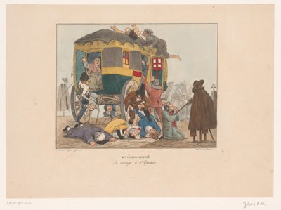 Yolculu otobüs soyuldu Le cesaret à l'Épreuve (nesne üzerine başlık) Rahatsızlık (dizi başlığı) Uygunsuz (nesne üzerine dizi başlığı) by Joseph Ambroise Jobard