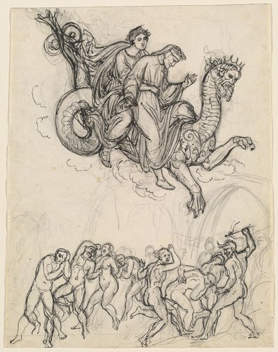 Dante ve Virgil Geryon
