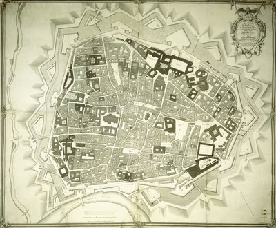 Oyulmuş Bir Viyana Planı, 1770 by Joseph Anton Nagel