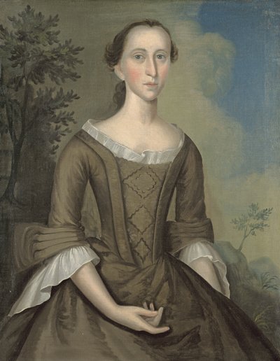 Bayan John Haskins (kızlık soyadı Hannah Upham) 1759 (ayrıca bkz. 228089) by Joseph Badger