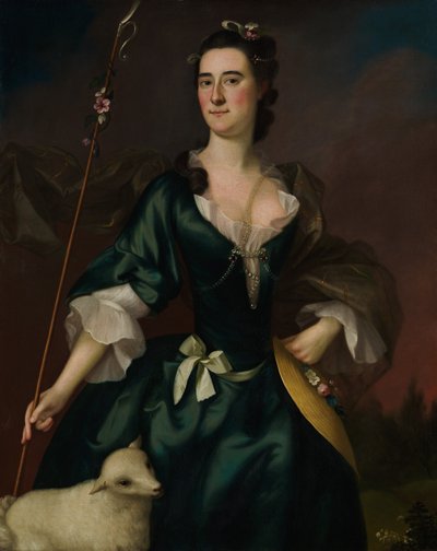 Mary Sylvester, 1754. by Joseph Blackburn