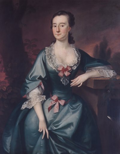 Bayan David Chesebrough, 1754. by Joseph Blackburn